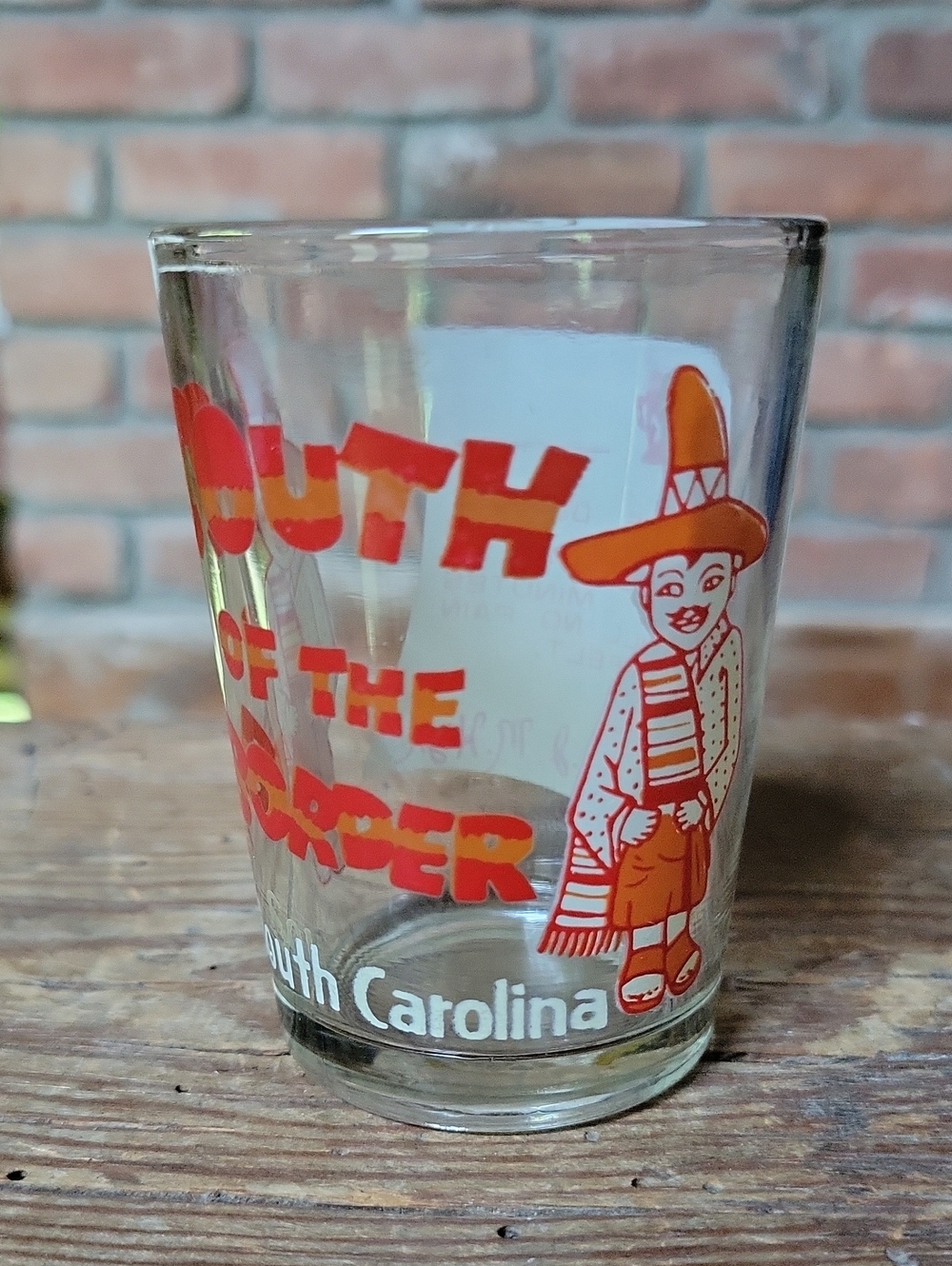 1970's South of the Border Pedro 4oz Double Shot Glass, Playful Prescription